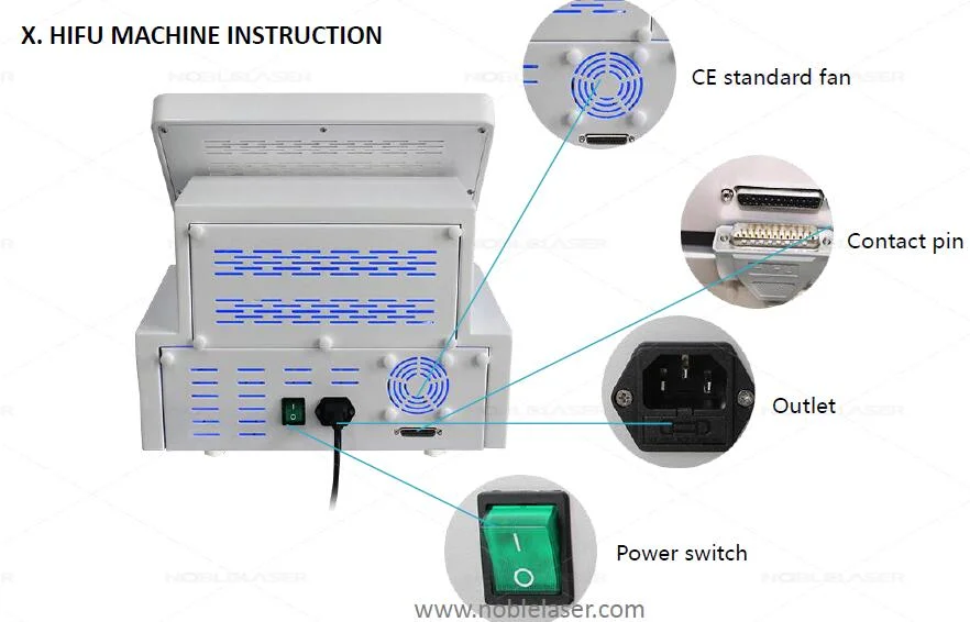 3D Portable Hifu Face Lifting Slimming Machine Beijing Noble Laser