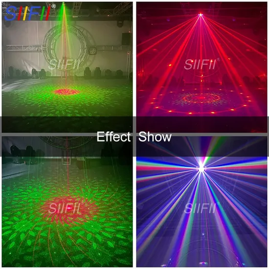 Derby 4 in 1 Multiray RGBW Strobe Laser Light UV DMX DJ Ballad